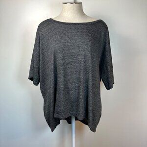 OLD NAVY Charcoal Grey Dolman Boxy Top Size Medium